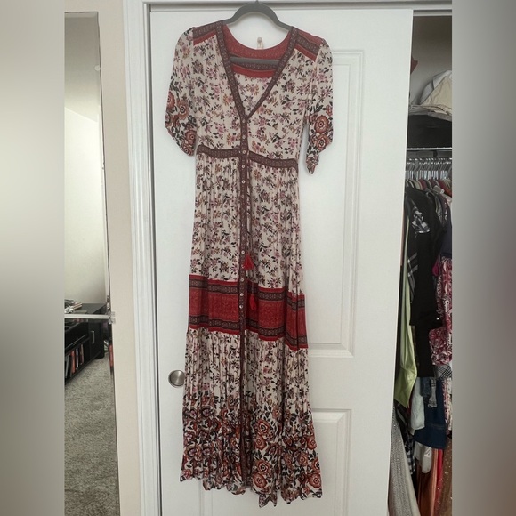 Spell Elle Gown in Rosewood - Picture 4 of 10